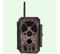 Bluetooth WIFI Game & Trail Camera Security Camera 48MP Picture 1296P Video Black Flash Wildlife Cam Night Vision Motion Activated Waterproof | A350W Red