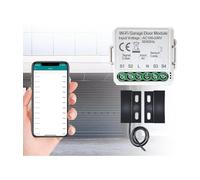 Bluetooth WiFi Garage Door Opener Controller, Can Open or Close the Garage Door Remotely Anytime, Anywhere