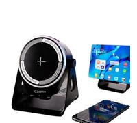 Bluetooth Wireless Induction Speaker, Phone Holder RGB & Rotating 360° With Power Bank