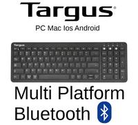 Bluetooth Wireless Keyboard Mac iOS Android Windows QWERTY Number Pad Slim