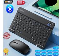 JLab Go Wireless Keyboard - Small Bluetooth Keyboard with 2.4G USB Connectivity, Multi Device Quiet Portable Keyboard for iPad/iPad Mini/Tablet/PC/Laptop/Android/Apple Mac, Flat Compact Design