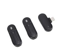 Bluetooth Wireless Lavalier Microphone, Mini Cordless Mic for Live Streaming Video Recording Outdoor Vlogging Interviews and Studio Use with Noise Reduction 10h Battery