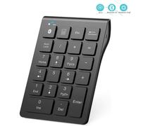 Bluetooth Wireless Number Pads Numeric Keypad 22 Keys Portable Financial Accounting 10 Keys Number Keyboard Extensions