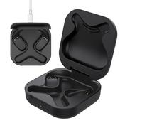 Bluetooths Charging Box - Black Wireless Earbuds, Portable Earplug Charger | Headset Powers Storage Container Travel Companion, Compact Audio Playback Device Organizer with Built in Battery
