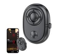 Bluetooths Remote Clicker: Wireless Selfie Shutter for Social Networks, Compact Page Turner | Handy Control Device for Photography Video Recording Apps in the