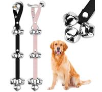 BLUETREE 2 Pack Dog Doorbells Premium Quality Training Potty Great Dog Bells Adjustable Door Bell Dog Bells for Potty Training Your Puppy The Easy Way - 7 Extra Large Loud 1.4 DoorBells