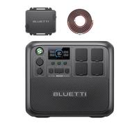 Bluetti Ac200L Portable Power Station With Charger 1, 2048Wh Capacity, 2400W Ac Output, For Camping, Home Use, Emergency