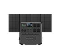 BLUETTI AC240 Portable Power Station | 2,400W 1,536Wh - AC240+PV350 | 2400W 1536Wh | 350W Solar Kit