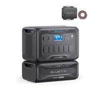 BLUETTI AC300 & B300K Power Station with Charger 1, 2764.8Wh Power Supply, 560W Alternator Charger, 7 AC Outlets (6000W Peak), 4.7H Full Charge via Car, Perfect for Road Trips, RVs and Home Backup