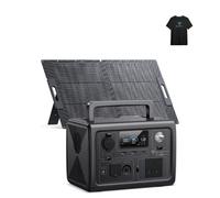 Bluetti Eb3A Portable Power Station 268Wh 600W +1Pcs 100W Solar Panel For Home& Outdoor Power (Free Mc4-5M-Extension)