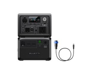 BLUETTI EB3A Portable Power Station | 600W 268Wh - EB3 B80+P120D-DC7909 | 600W 1074Wh Power Kit