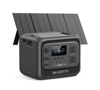 BLUETTI Elite 300 Solar Generator with 350W Solar Panel Included (Ship Separately), 3014.4Wh LFP Battery Backup w/ 2400W AC Outlets (4800W Surge), Compact 3kWh for Home Backup, Camping & RV Power