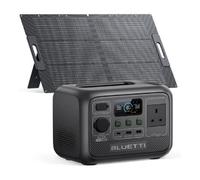 Bluetti Portable Power Station Ac2A & 1Pcs 100W Solar Panel 204.8Wh 300W Solar Generator For Home& Outdoor Power