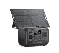 BLUETTI Portable Power Station AC2A with 100W Solar Panel, 204Wh LiFePO4 Battery Backup 300W (600W Power Lifting) AC Outlets, Recharge to 80% in 40 Min., Solar Generator for Outdoor Camping