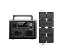 Bluetti Portable Power Station Eb3A With 60W Solar Panel, Solar Generator For Outdoor Camping