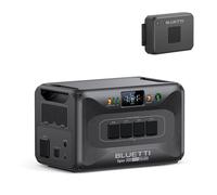 BLUETTI Solar Generator Apex 300 & Charger 2 | 2764.8Wh LFP Battery Backup, 3840W AC Outlets 7680W Surge, 1200W Alternator Charger, 2.8H Car Fast Charge, for Road Trips