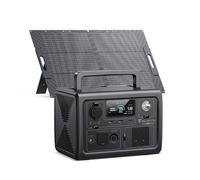 BLUETTI Solar Generator EB3A with 100W Solar Panel Included, 268Wh Portable Power Station w/ 1 600W (1200W Surge) AC Outlets, LiFePO4 Battery Backup for Outdoor Camping, Trip, Power Outage