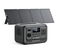 BLUETTI Solar Generator Elite 30 V2 with 120W Solar Panel (Ships Separately), 288Wh LiFePO4 Portable Power Station, 600W AC Outlets (1500W Power Lifting), for Camping, Home Use, Emergency