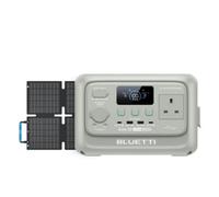 Bluetti Solar Generator Elite 30 V2 With 60W Solar Panel, 288Wh Lifepo4 Portable Power Station, 600W Ac Outlets, For Camping, Home