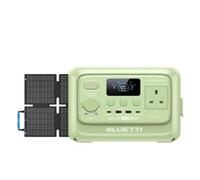 Bluetti Solar Generator Elite 30 V2 With 60W Solar Panel, 288Wh Lifepo4 Portable Power Station, 600W Ac Outlets, For Camping, Home