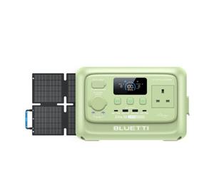 Bluetti Solar Generator Elite 30 V2 With 60W Solar Panel, 288Wh Lifepo4 Portable Power Station, 600W Ac Outlets, For Camping, Home