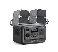 BLUETTI Solar Generator Elite 30 V2 with 60W Solar Panel (Ships Separately), 288Wh LiFePO4 Portable Power Station, 600W AC Outlets (1500W Power Lifting), for Camping, Home Use, Emergency