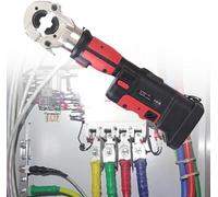 BlueVeer Hydraulic Crimping Tool,Rechargeable Portable Hydraulic Cable Crimping Tool with Automatic Reset, Suitable for Cables 16-300mm²