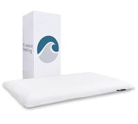 Bluewave Bedding Extra Thin Gel Memory Foam Pillow for Abdominal and Back Sleepers - Thin, Flat Design for Cervical Neck Alignment and Deeper Sleep (1.75 inches Height, Standard Size)