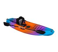 Bluewave Discovery Sea Pumpkin Sit On Top Touring Kayak - Stable & Manoeuvrable - Deluxe Seat & Paddle Package