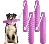Blueweenly 4 Pcs Dog Float Bumper Toy Training Bumper, 11 x 2 Inch Puppy Retriever Dummy Lightweight for Float on The Water Pool Fetch for Small, Medium, Large Dogs(Purple)