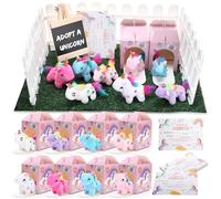 Blueweenly 84 Pcs Adopt a Pet Party Supplies, Unicorn