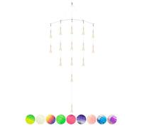 BLUEWING 36" Upgraded Fishing Spreader Bar Formation with 6" Floating Squids and 316 Stainless Steel Rod Offshore Spreader Bar for Wahoo Tuna Marlin Mahi Mahi, Pink/Glow