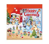 (Bluey 01) 2024 New Mario Advent Calendar Box 24 Days Xmas Countdown Gifts Playset Christmas