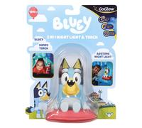 Bluey 2 in 1 Bedtime Night Light and Handy Flashlight - LED Night Light with Auto-Off Timer, Multicolor, 14312