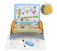Bluey 102D Creation Station - 2-in-1 Magnetic Whiteboard & Lap Tray for Kids, Portable Desk & Snack Time