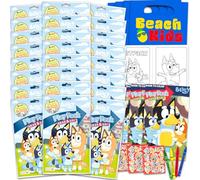 Bluey Birthday Party Favors and Supplies Bundle - 12 Bluey Activity Play Packs for Boys, Girls with Mini Coloring Books, Loot Bags, and More | Bluey Party Favors for Kids