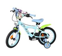 Volare Bluey Kids Bike | Ages 3.5-5 | 14 Inch Wheel | 2 Handbrakes (Front & Back Wheel), Removable Stabilisers, Chain Guard & Pedal Reflectors | Adjustable Saddle | Gift for Girls & Boys