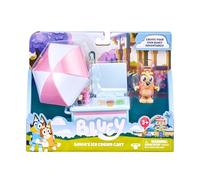 Bluey Bingo's Ice Cream Vehicle Playset with Official Collectable Bingo 2.5-3 inch Character Action Figure with her Ice Cream Cart