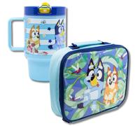 Bluey 2 Piece Packed Lunch Set in Blue Bluey Blue