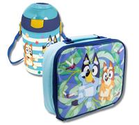 Bluey 2 Piece Packed Lunch Set in Blue Bluey Blue