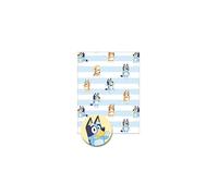 Pack of 2 Bluey Wrap Sheet and Tags - Blue