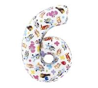 Bluey 26" Number 6 Balloon