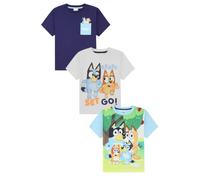 Bluey 3 Pack Kids T-Shirts Boys Girls Multipack