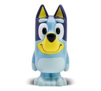 Bluey 3D Character Sipper Bottle 300ml - Kids Plastic Water Cup with Straw - Aesthetic Blue Heeler Topper Pop Up Beaker for Nursery School. Reusable Shatterproof Toddler Drinks Gifts for Boys Girls.