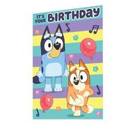 Bluey 3D & Lenticular Birthday Card Multi