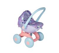 Bluey 4-in-1 Dolls Pram Pushchair | Baby Doll Stroller with Adjustable Handle & 4 Play Modes - Carry Cot, Seat & Pushchair | Purple Jellybean Fabric | Toy Pram for Kids Ages 18M+