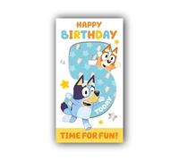 Bluey 5th Birthday Card, Age 5 Birthday Greeting Card for Bluey Fans