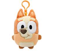 Bluey 90282 Bingo Mini Plush Keychain with Bag Clip, Multicoloured, One Size, Multicolor, One Size, multicoloured, One size