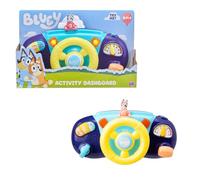 Bluey Activity Dashboard | Interactive Steering Wheel Toy with Lights, Sounds & Moving Parts | Educational Sensory Play for Toddlers 6 Months+ | Encourages Motor Skills & Imaginative Play