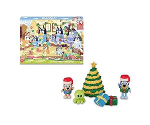 Bluey - Advent Calendar with 24 Pieces, Includes Figures from the Series and Accessories, for Boys and Girls + 3 Years Old, Famous (BLY54000)